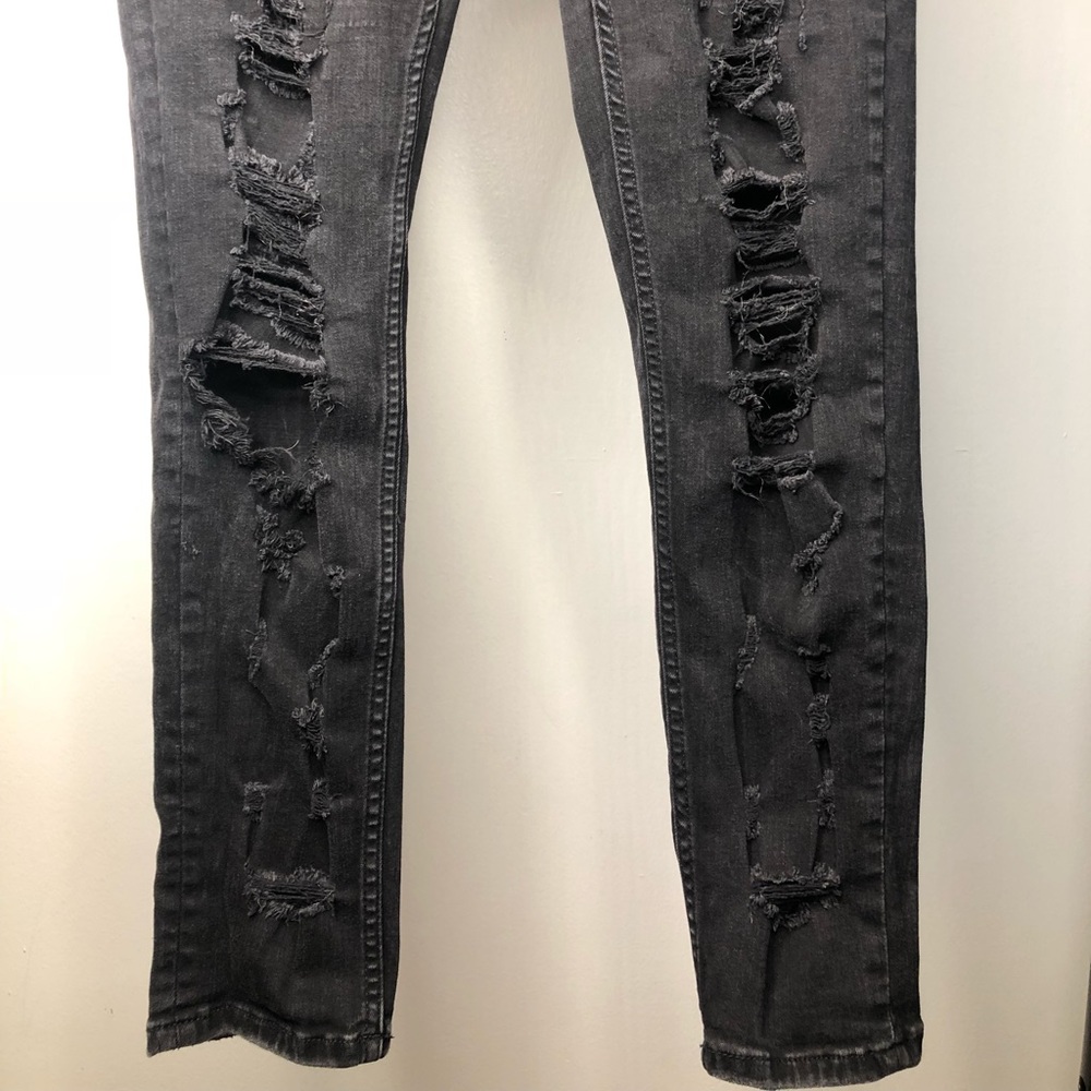 Zara Black Destroyer Jeans